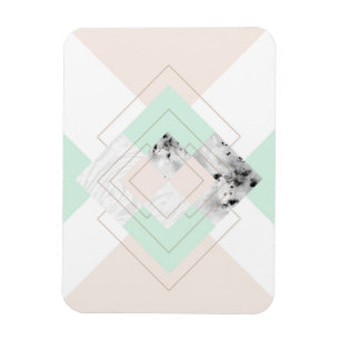 Magnet Flexible Dessin géométrique de style moderne