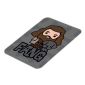 Magnet Flexible Dessin Hagrid et Fang Character Art (Côté Gauche)