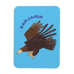 Magnet Flexible dessin humoristique d'aigle royal