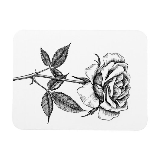 Magnet Flexible dessin rose (Horizontal)