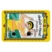 Magnet Flexible Dessinez l'aimant du réfrigérateur Line_B_4x6 (Horizontal)