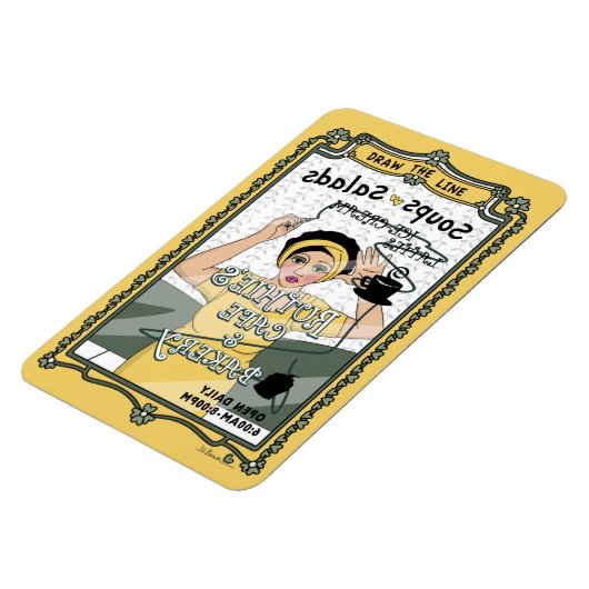 Magnet Flexible Dessinez l'aimant du réfrigérateur Line_C_4x6 (Côté Gauche)