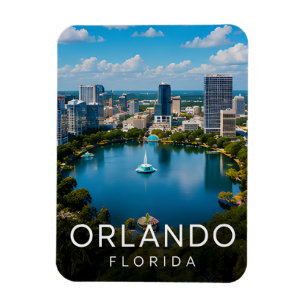 Magnet Flexible Destination de vacances à Orlando Floride Lac Skyl