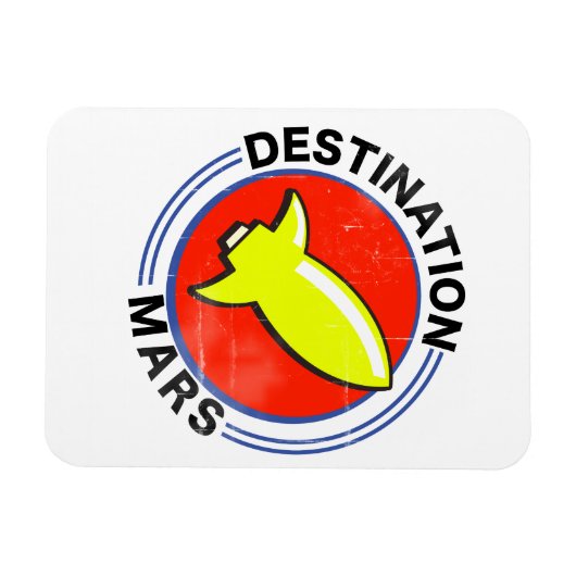 Magnet Flexible Destination Mars (Horizontal)