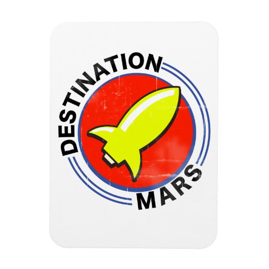 Magnet Flexible Destination Mars (Vertical)