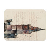 Magnet Flexible Destinations | Lettres Vintages De Big Ben (Horizontal)