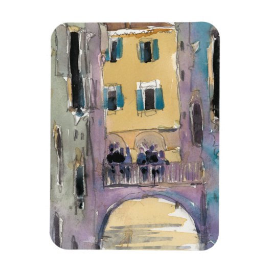 Magnet Flexible Destinations | Vue sur le pont du canal de Venise (Vertical)