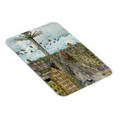 Magnet Flexible Destinations | Watercolor European Swing Ride (Côté Droit)