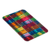 Magnet Flexible Détail d'un bâtiment commercial multicolore (Côté Droit)