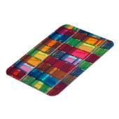 Magnet Flexible Détail d'un bâtiment commercial multicolore (Côté Gauche)
