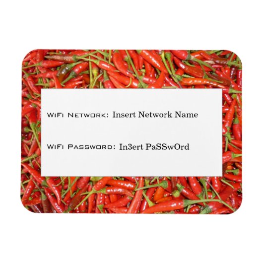 Magnet Flexible détails wifi chili (Horizontal)