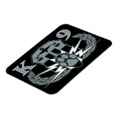 Magnet Flexible Détection des explosifs K-9 Aimant insignia (Côté Gauche)