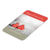 Magnet Flexible Deux Coeurs Colorblock Saint Valentin (Côté Gauche)