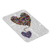 Magnet Flexible Deux Coeurs papillons (Côté Droit)