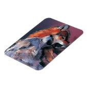 Magnet Flexible Deux loups (Côté Gauche)