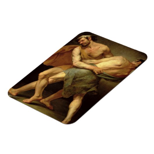 Magnet Flexible Deux lutteurs (Côté Gauche)