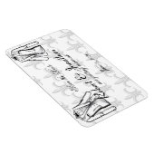 Magnet Flexible Deux mariage gay de Tuxedo Groom Enregistrer la da (Côté Droit)