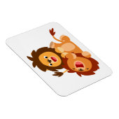 Magnet Flexible Deux mignons Lions de Cartoon Joué Aimant Flexible (Côté Droit)