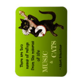 Magnet Flexible Deux moyens de refuge Musique Chats Schweitzer (Vertical)