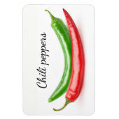 Magnet Flexible Deux poivrons chauds (Vertical)