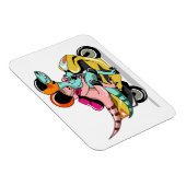 Magnet Flexible Deux Rapporteurs De Dessins De Cartoon Montent Sur (Côté Droit)