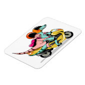 Magnet Flexible Deux Rapporteurs De Dessins De Cartoon Montent Sur (Côté Gauche)