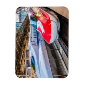 Magnet Flexible Deux Shinkansen à la gare de Tokyo (Vertical)