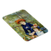 Magnet Flexible Deux Soeurs (En Terrasse) De Pierre Renoir (Côté Droit)