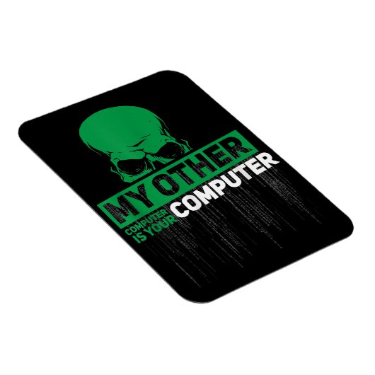 Magnet Flexible Développeur Sysadmin Engineer Hacker Code d'admini (Côté Droit)