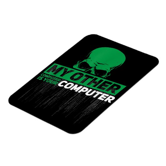 Magnet Flexible Développeur Sysadmin Engineer Hacker Code d'admini (Côté Gauche)