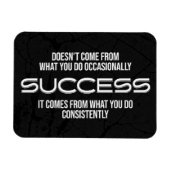 Magnet Flexible Devis de motivation de réussite (Horizontal)