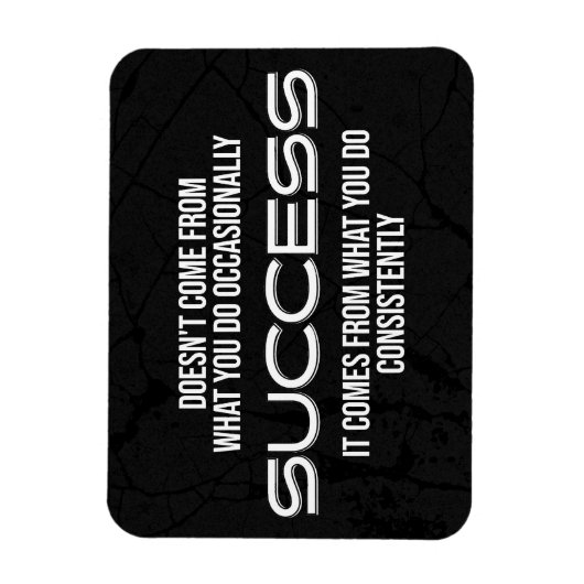Magnet Flexible Devis de motivation de réussite (Vertical)