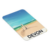 Magnet Flexible Devon, Angleterre pour des vacances. (Côté Droit)