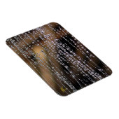 Magnet Flexible Dew Drops Sparkle on Spider Web Meditation (Côté Droit)