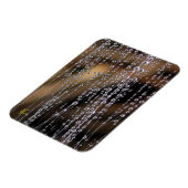 Magnet Flexible Dew Drops Sparkle on Spider Web Meditation (Côté Gauche)