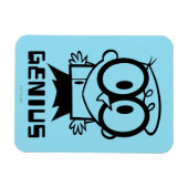 Magnet Flexible Dexter "Genius" Outline Graphic (Horizontal)
