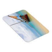 Magnet Flexible Dhow traditionnel, Zanzibar, Tanzanie (Côté Droit)