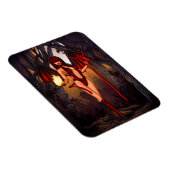 Magnet Flexible Diable Femme En Rouge (Côté Droit)