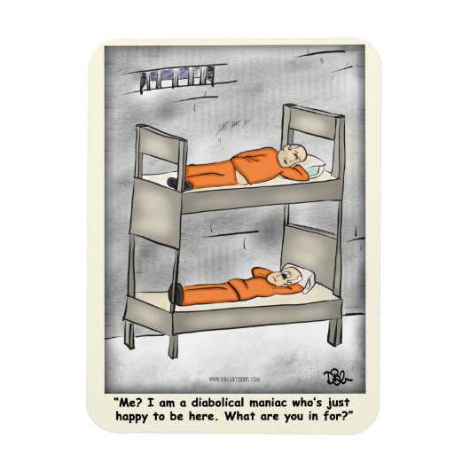 Magnet Flexible Diabolique jaune pâle (Vertical)