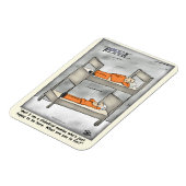 Magnet Flexible Diabolique jaune pâle (Côté Gauche)