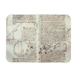 Magnet Flexible Diagrammes des mesures et du texte (vélin)