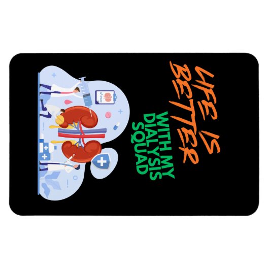 Magnet Flexible Dialysis Squad (Horizontal)