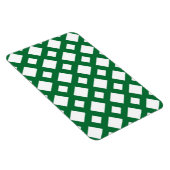 Magnet Flexible Diamants blancs sur vert (Côté Droit)