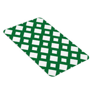 Magnet Flexible Diamants blancs sur vert