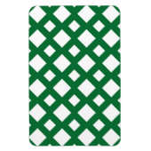 Magnet Flexible Diamants blancs sur vert (Vertical)