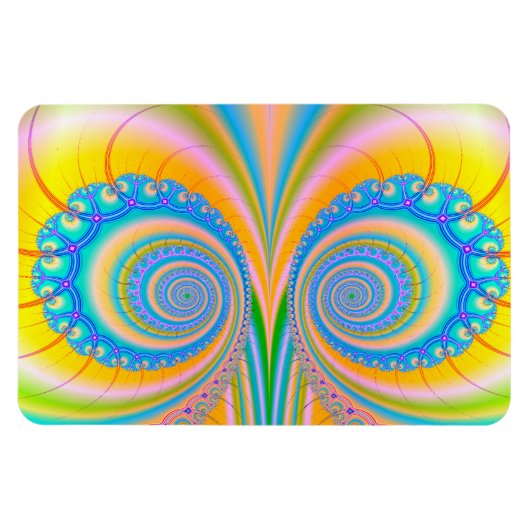 Magnet Flexible Diamants fractal par Shirley Taylor (Horizontal)