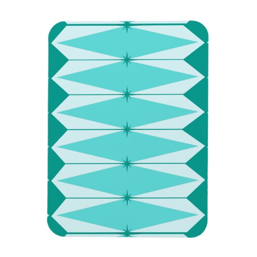 Magnet Flexible Diamants géométriques et amortisseurs Aimant flexi (Vertical)