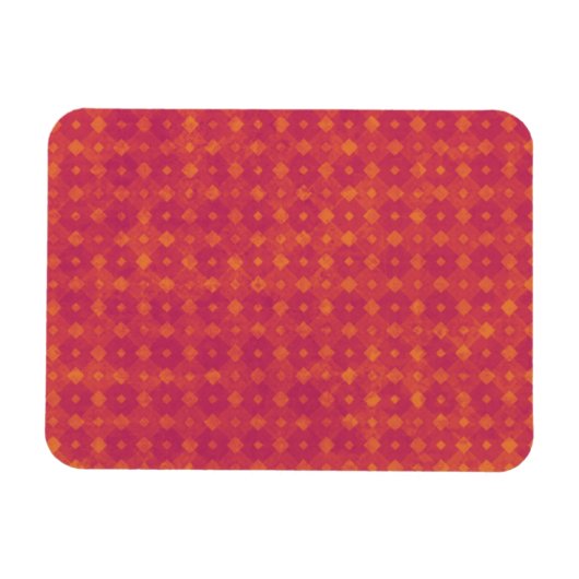 Magnet Flexible Diamants roses et jaunes vibrants (Horizontal)