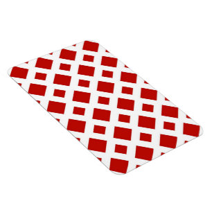 Magnet Flexible Diamants rouges sur blanc