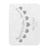 Magnet Flexible Diamond 60e anniversaire de maman et papa mariage (Vertical)